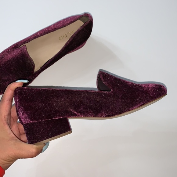ALDO Women's Velvet Loafers - Picture 6 of 9